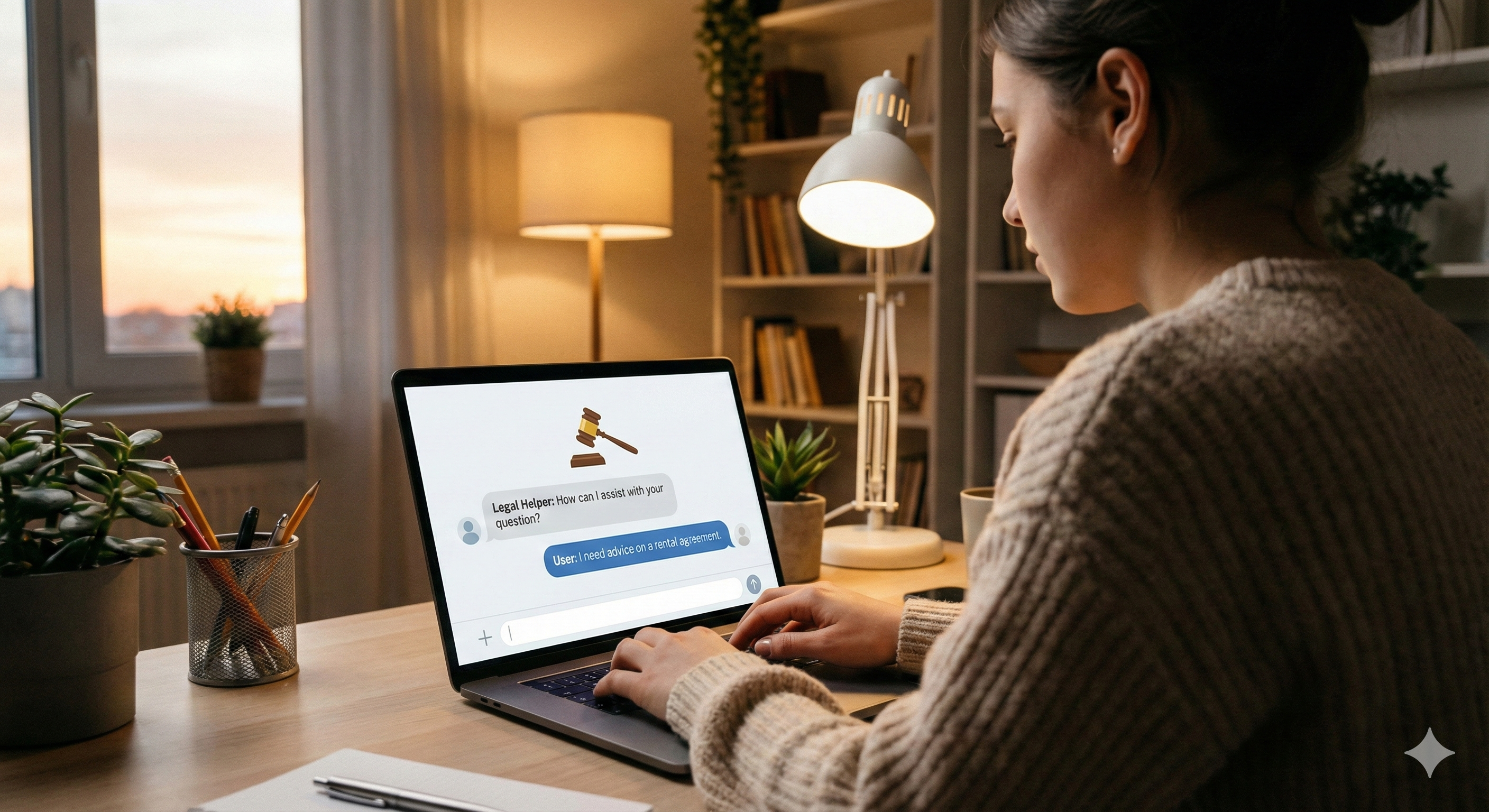 Yapay zeka avukata soru sor